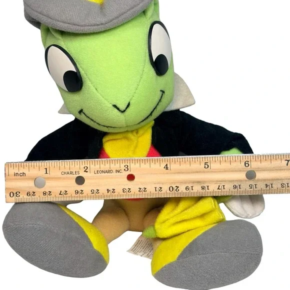 Vintage Disney Store Jiminy Cricket Plush Pinocchio Toy w/ Hat & Umbrella
10" - Picture 11 of 11